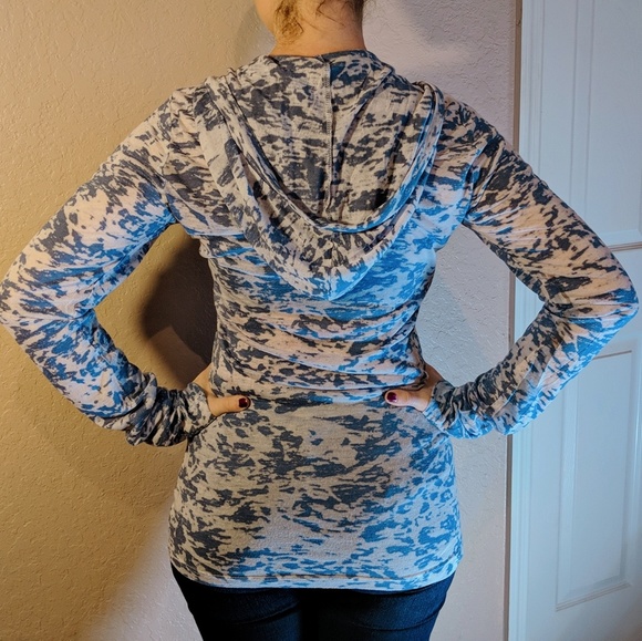 Vintage Shawana hooded long sleeves shirt/tunic - Picture 2 of 6